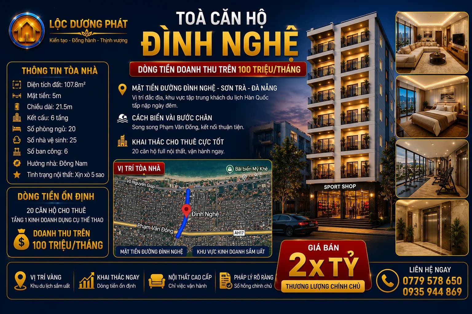 TÒA CĂN HỘ – SÁT BIỂN MỸ KHÊ - Hình ảnh chính