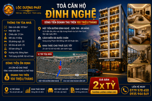 TÒA CĂN HỘ – SÁT BIỂN MỸ KHÊ